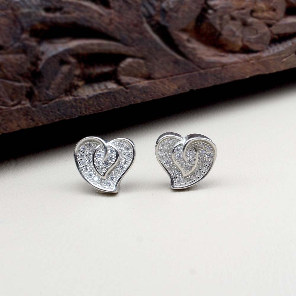 Amazon.com: Hollow Heart Minimalist s925 Sterling Silver Stud Earrings for  Women Girls Cute Love Huggie Studs Fashion Simple Piercing Post Jewelry  Hypoallergenic Gifts for Girlfriend Wife Mom Sensitive Ear: Clothing, Shoes  &
